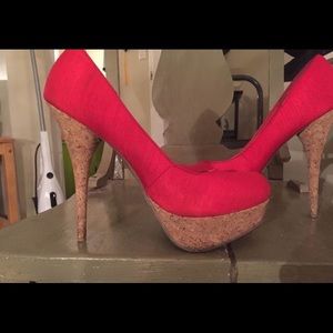 Beautifuly Unique Red Heels